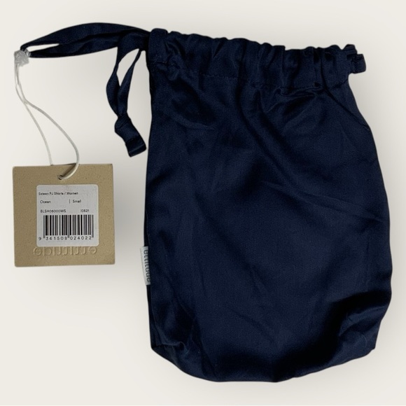 NWT | Ettitude | Signature Sateen Shortie | Ocean/White | Small - Picture 5 of 13